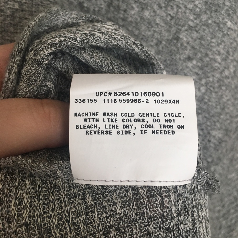 A. Byer Gray Cowl Neck Sweater - Picture 6 of 6